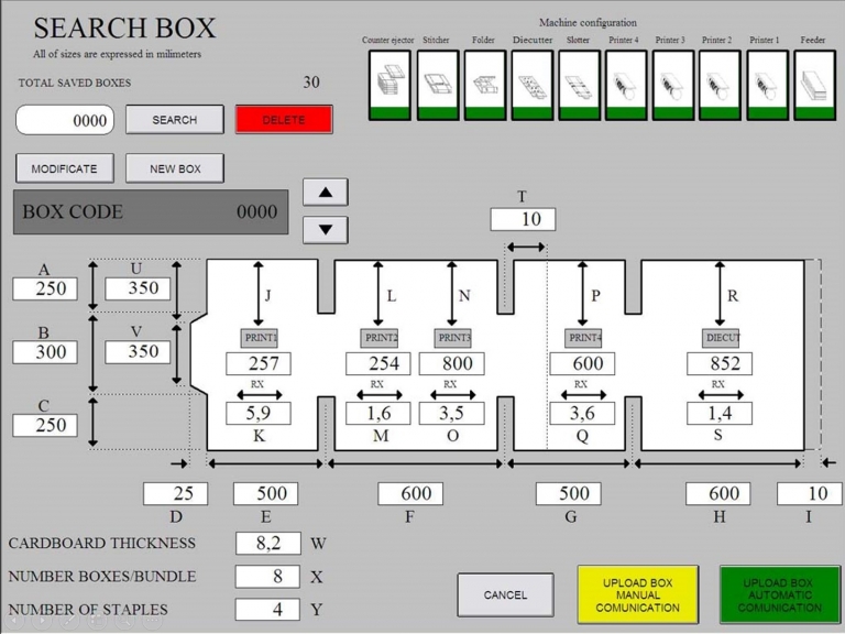 ACTUALIZACIÓN de Ordenador de Control en TECASA STARPRINT